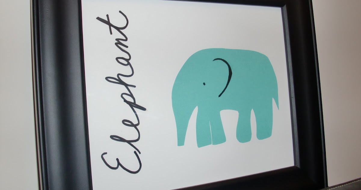 DIY Elephant Art Sara Levine