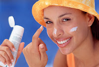 sunscreen lotion protection of skin in hot summer of India
