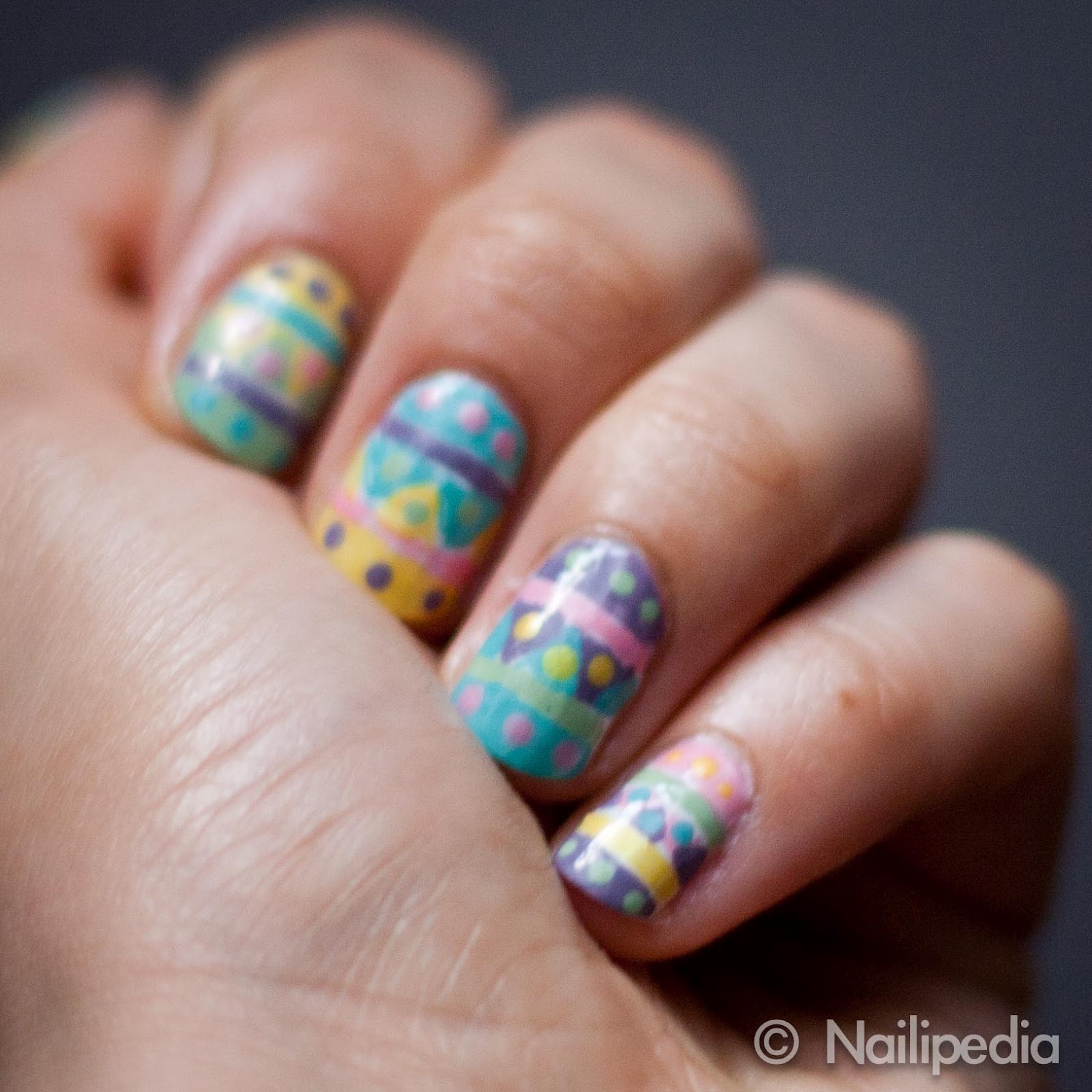 Nailipedia Nail Art Easter Eggs
