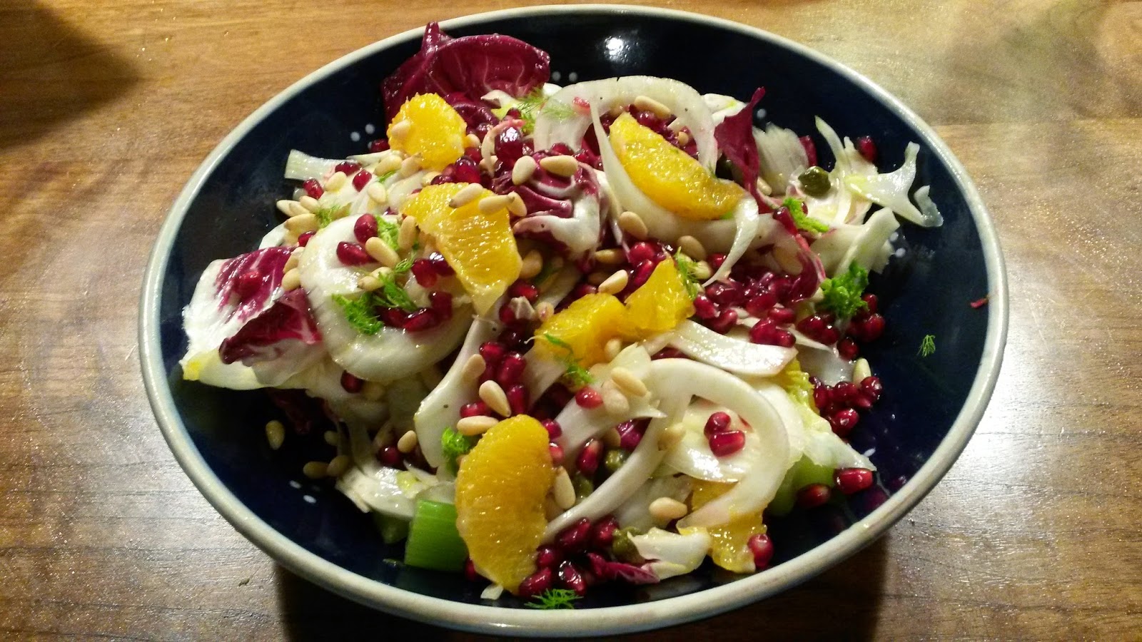 Room for a Radish Blood orange, radicchio and florence fennel salad