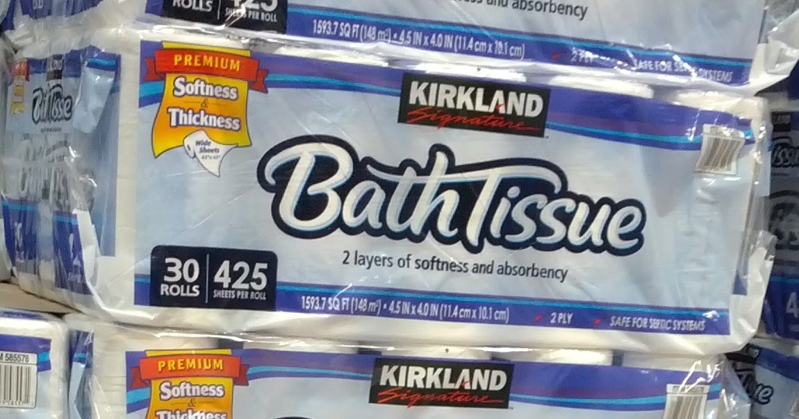 Kirkland Signature 2 Ply Bath Tissue Toilet Paper Costco Weekender