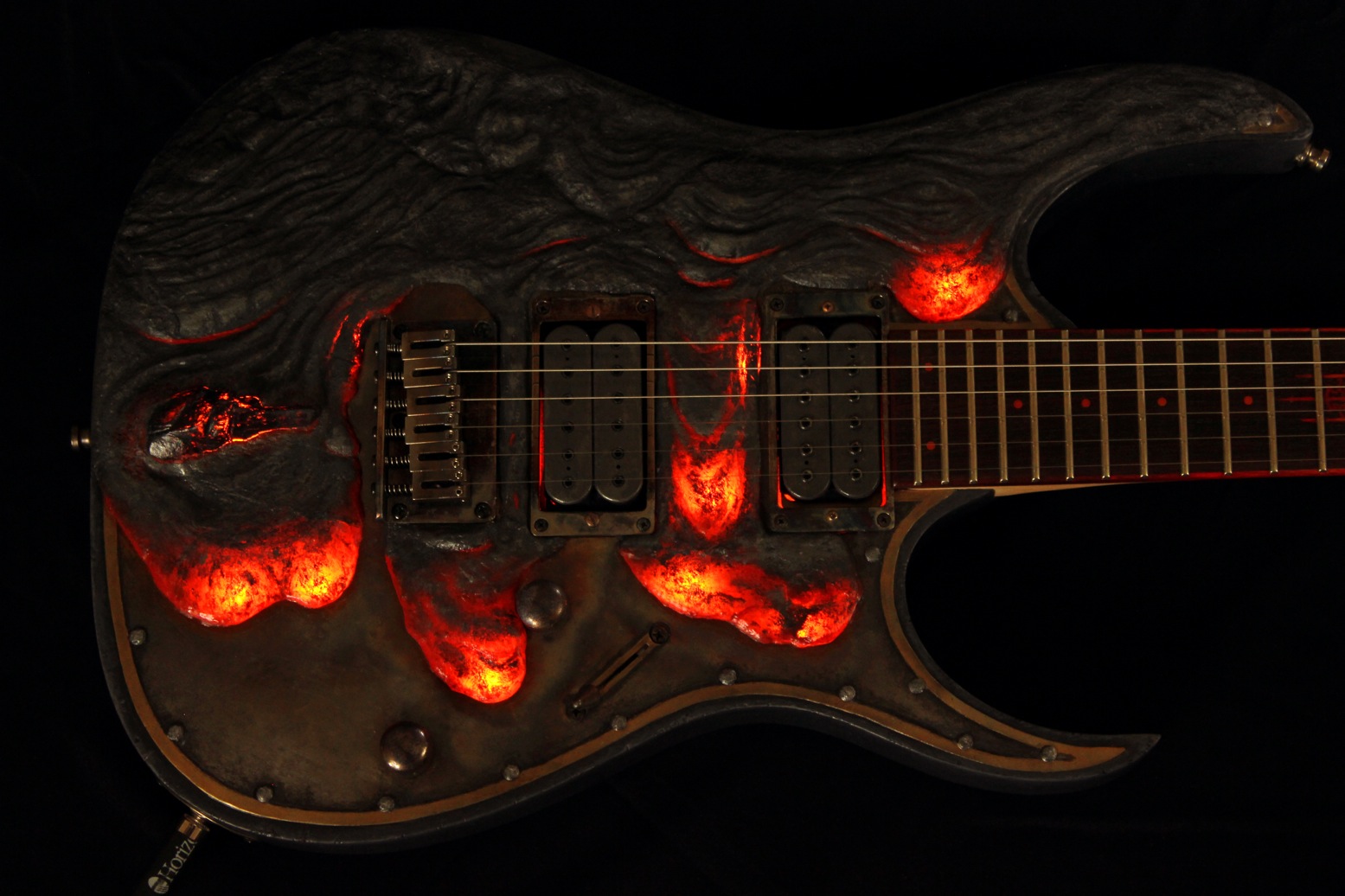 Y así de nuevo a Moon Rock  Guitarra+lava
