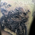 3D Tattoo of Motorbike