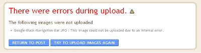 Error in Image Upload in Blogger