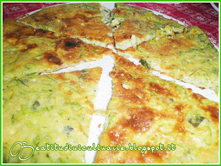 Frittata alle zucchine, pepe e pecorino