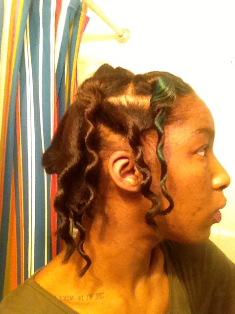 Your Africa Is Showing Bantu Knot Out On Straightened Sl Hair