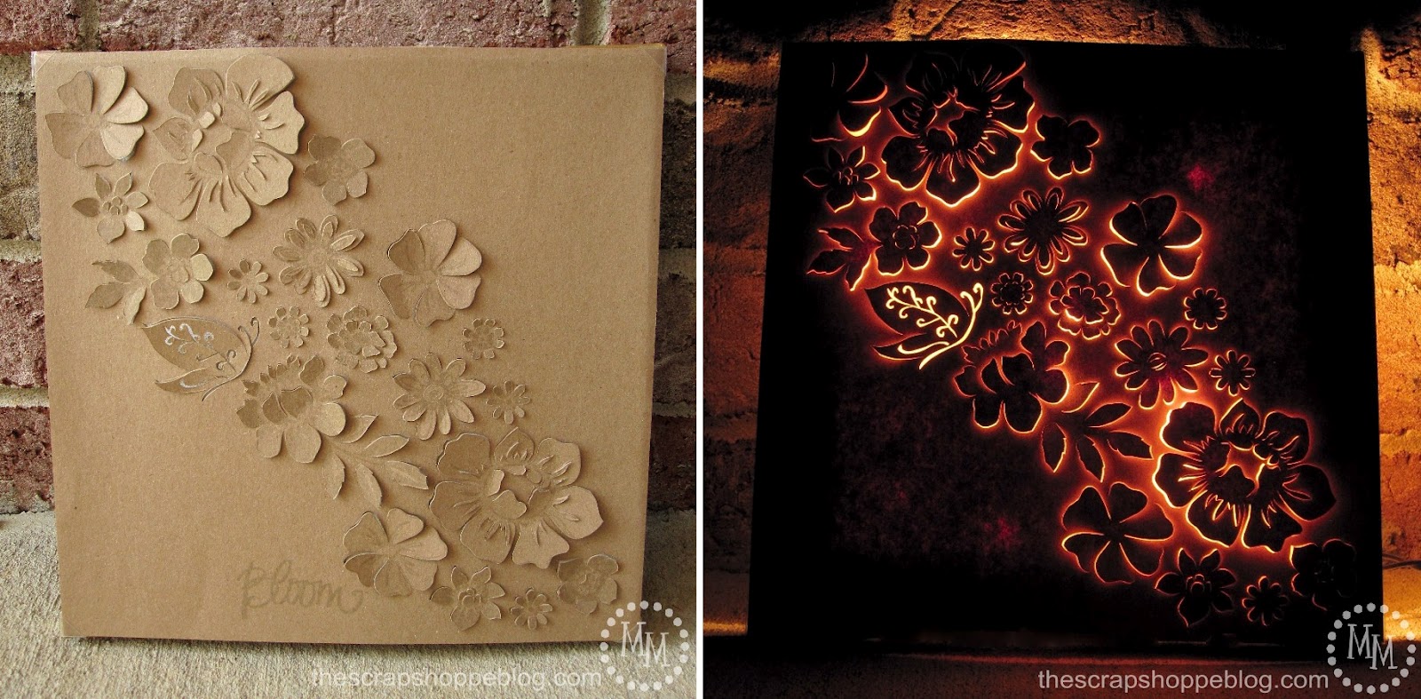 Backlit Canvas Art The Scrap Shoppe