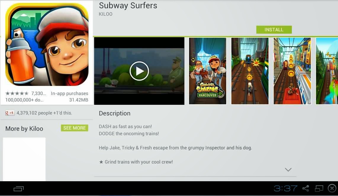 Скачать Subway Surfers Backup Для Android