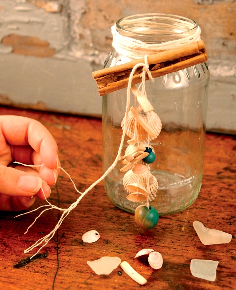 DIY Cinnamon Candle Lanterns