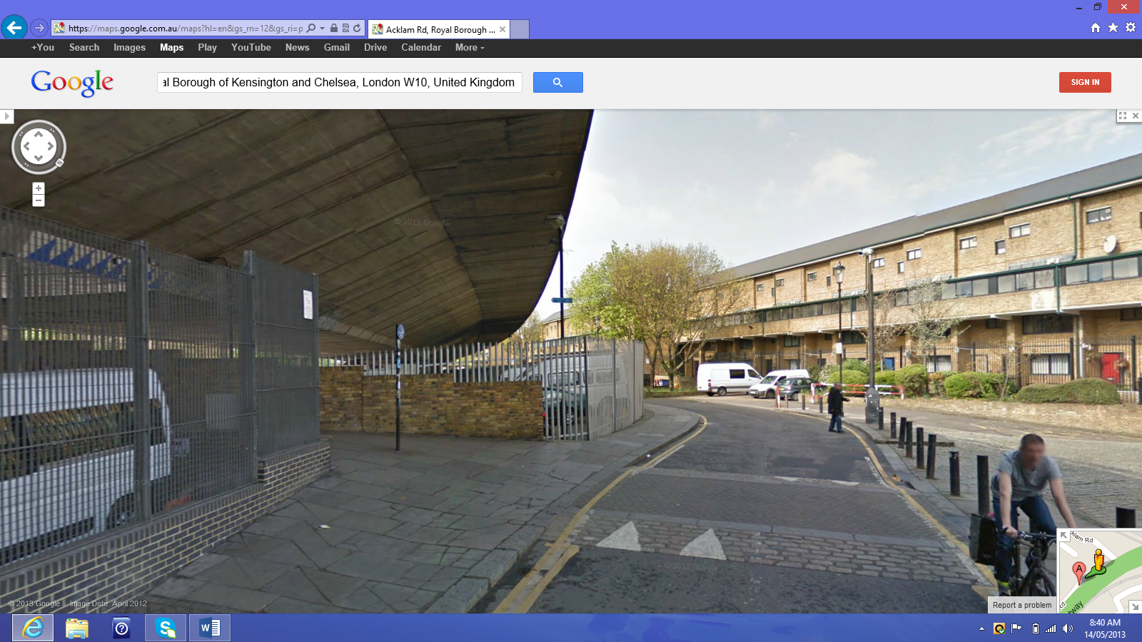 Ian's urban blog City observation 3 the other side of the Westway, Acklam Road