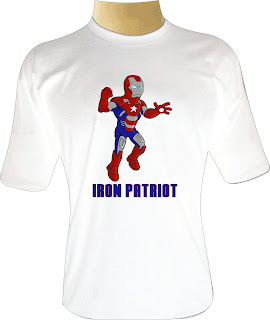Camiseta Iron Patriot Simpsons