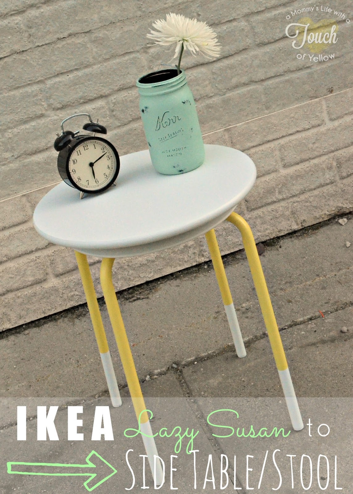 A mommy's life...with a touch of YELLOW Ikea Kitchen Table Makeover