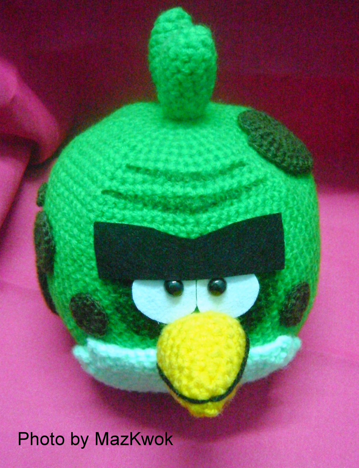 Be A Crafter xD: Angry bird space version - Big green bird ...