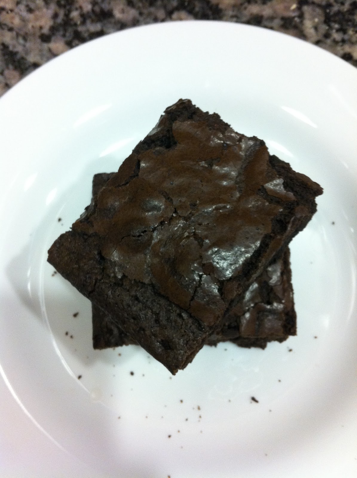 Peace, Pies and Pastry Chewy Fudge Brownies