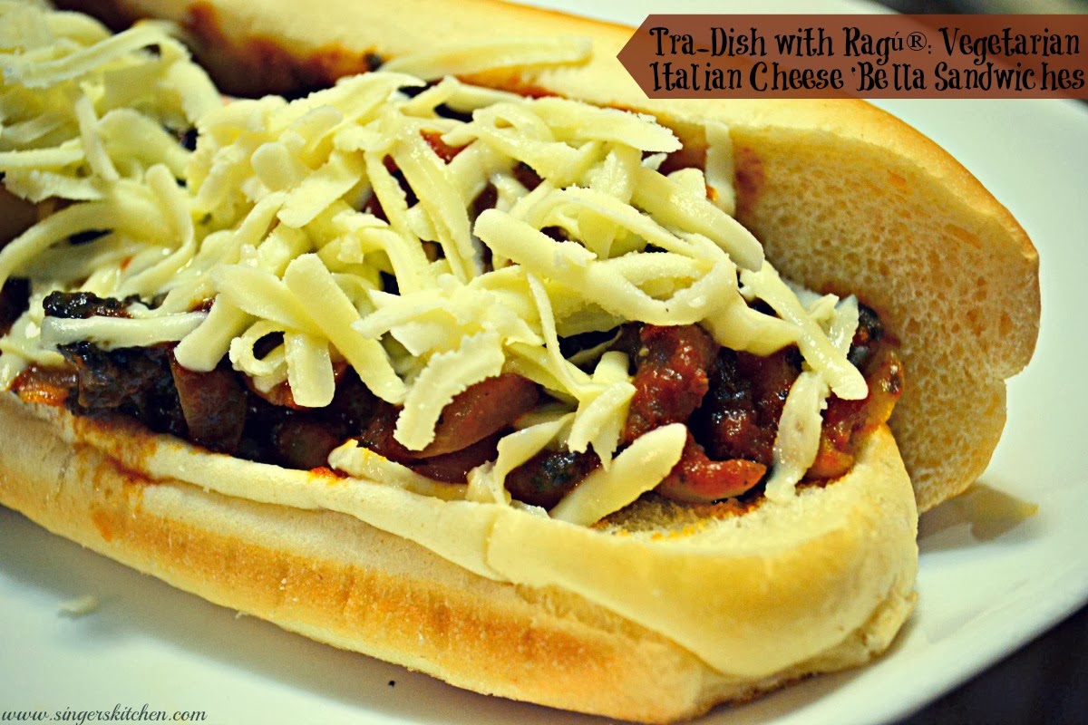 TraDish with Ragú® Vegetarian Italian Cheese 'Bella Sandwiches