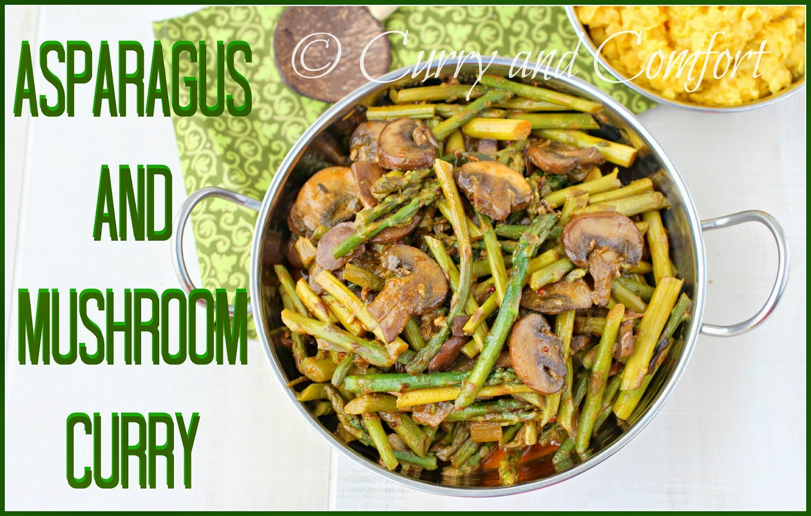 Kitchen Simmer: Asparagus and Mushroom Curry