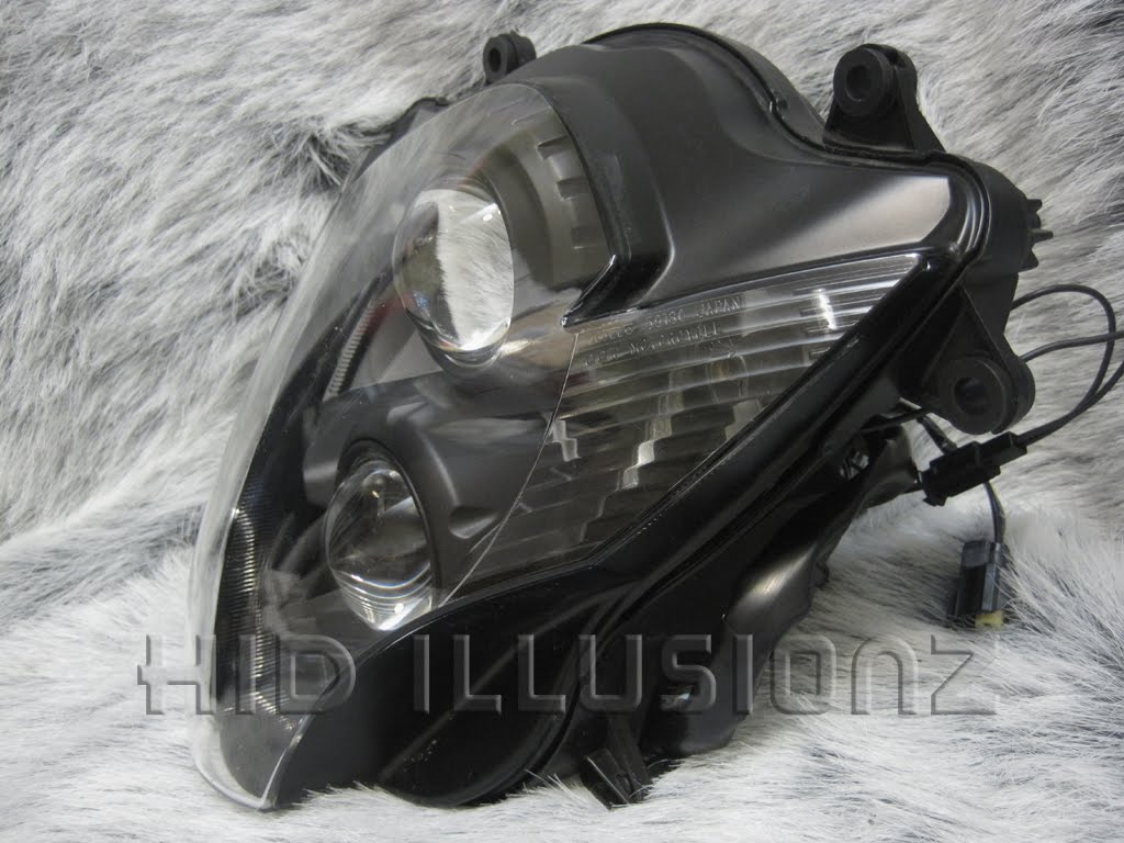 HID ILLUSIONZ Suzuki GSXR 600 750 Mini H1 E46 HID Retrofit Headlights
