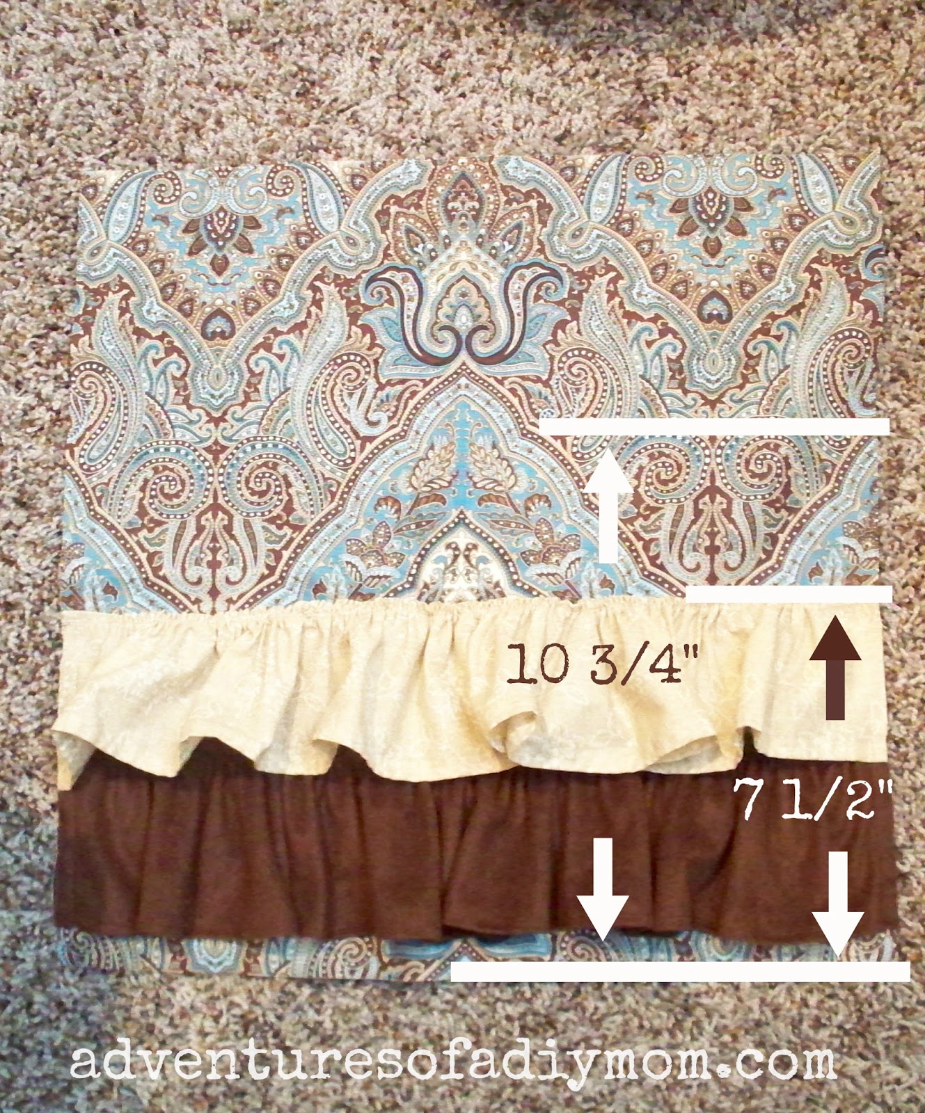 Ruffle Pillow Tutorial Adventures of a DIY Mom