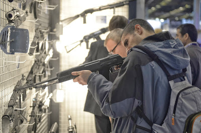 French, Interior, Minister, Manuel Valls, Politician, Politics, Paris, Fair, Show, Security, International Security Fair, MILIPOL, Villepinte, Weapon, Unrest, Crime, People, Guns, Car, Police, 