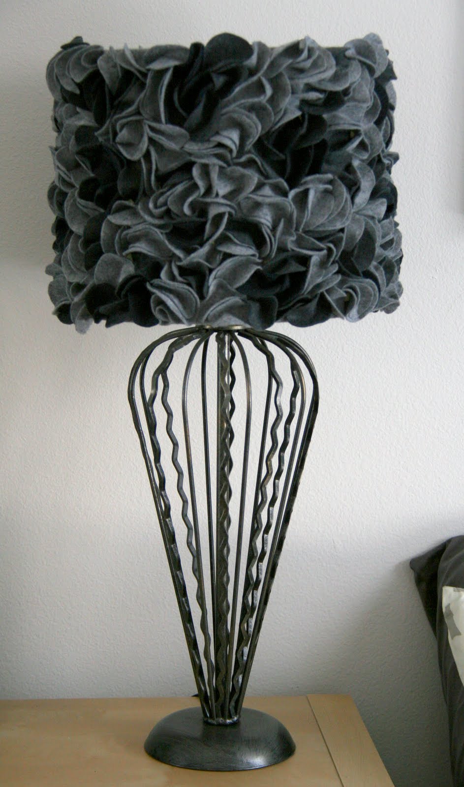 SwingNCocoa Felt Lampshade DIY