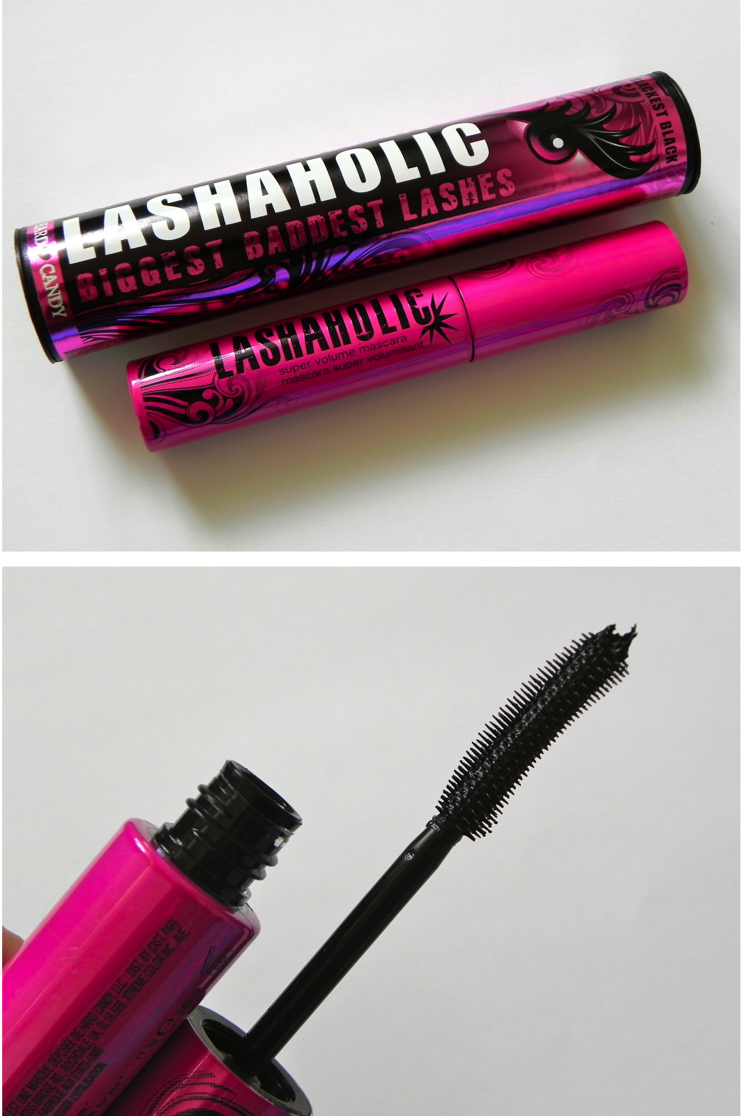 Review Hard Candy Lashaholic Biggest Baddest Lashes Mascara and Stroke