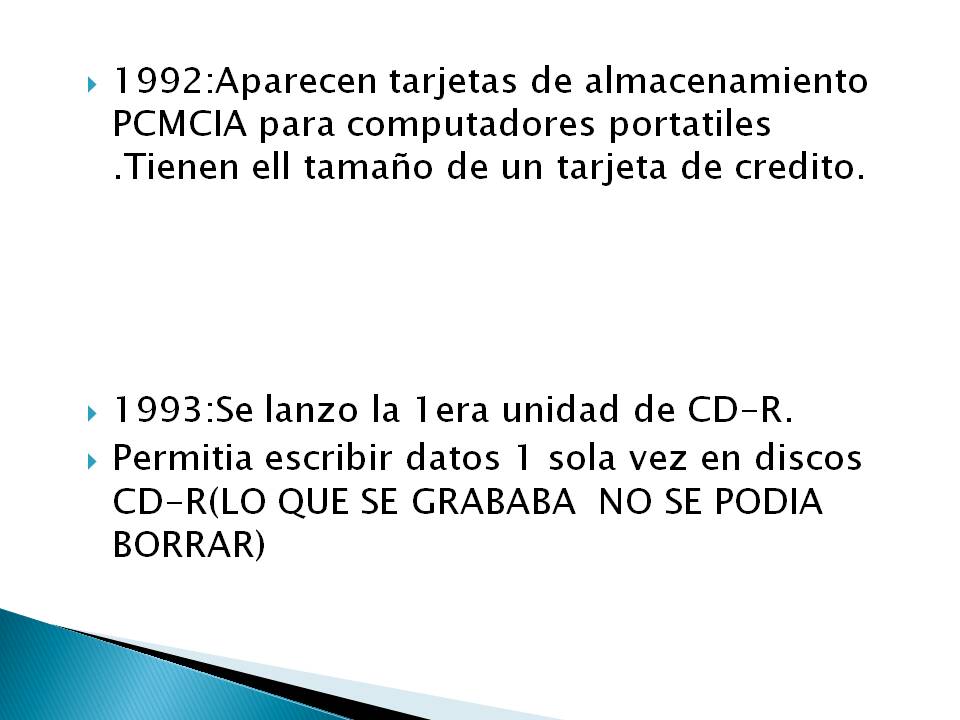 Aranza VeLasCooo......: cronología de los medios de almacenamiento