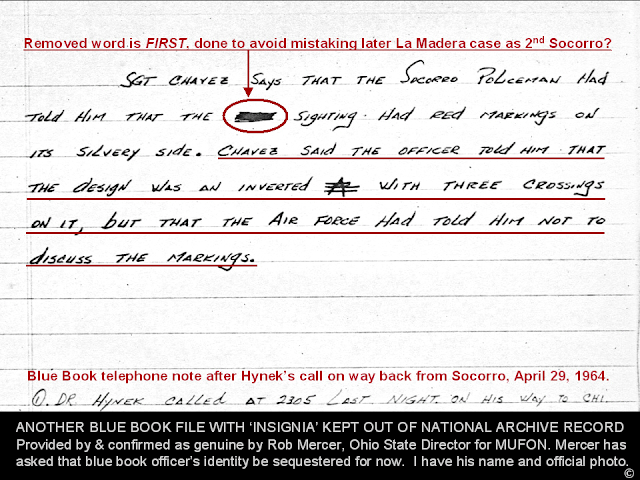 Initial Blue Book Telephone Notes Re Socorro - Red Marking (2) Initial Blue Book Telephone Notes Re Socorro - Red Marking (2)