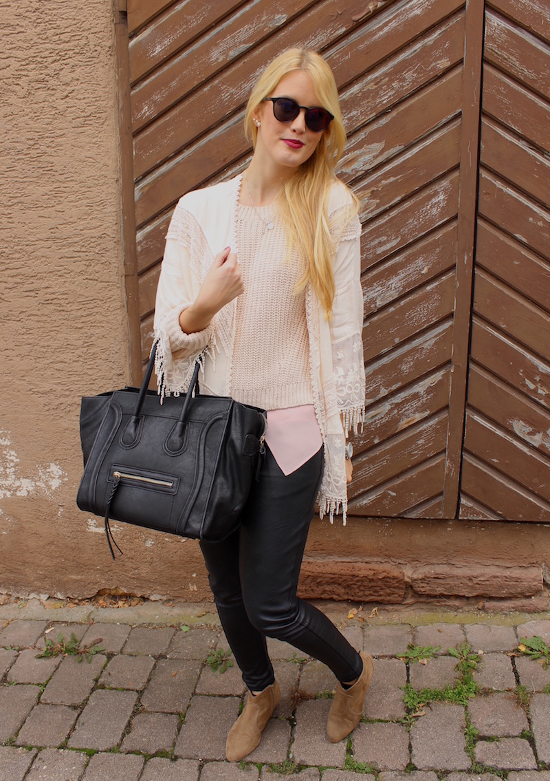 Fashion Layering Look Polarized Sunglasses Lederleggings Fashion Layering Look Polarized Sunglasses Lederleggings
