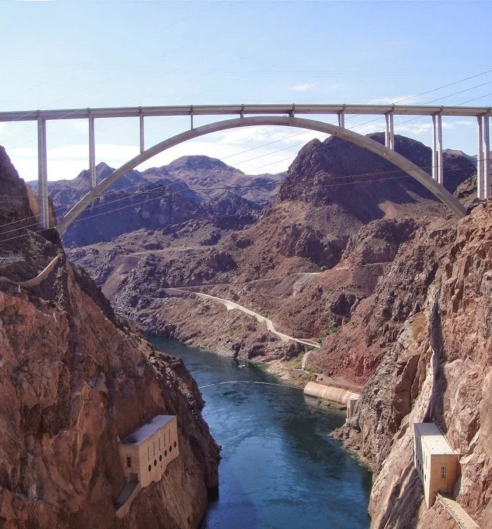 Hoover Dam,a major tourist attraction,USA