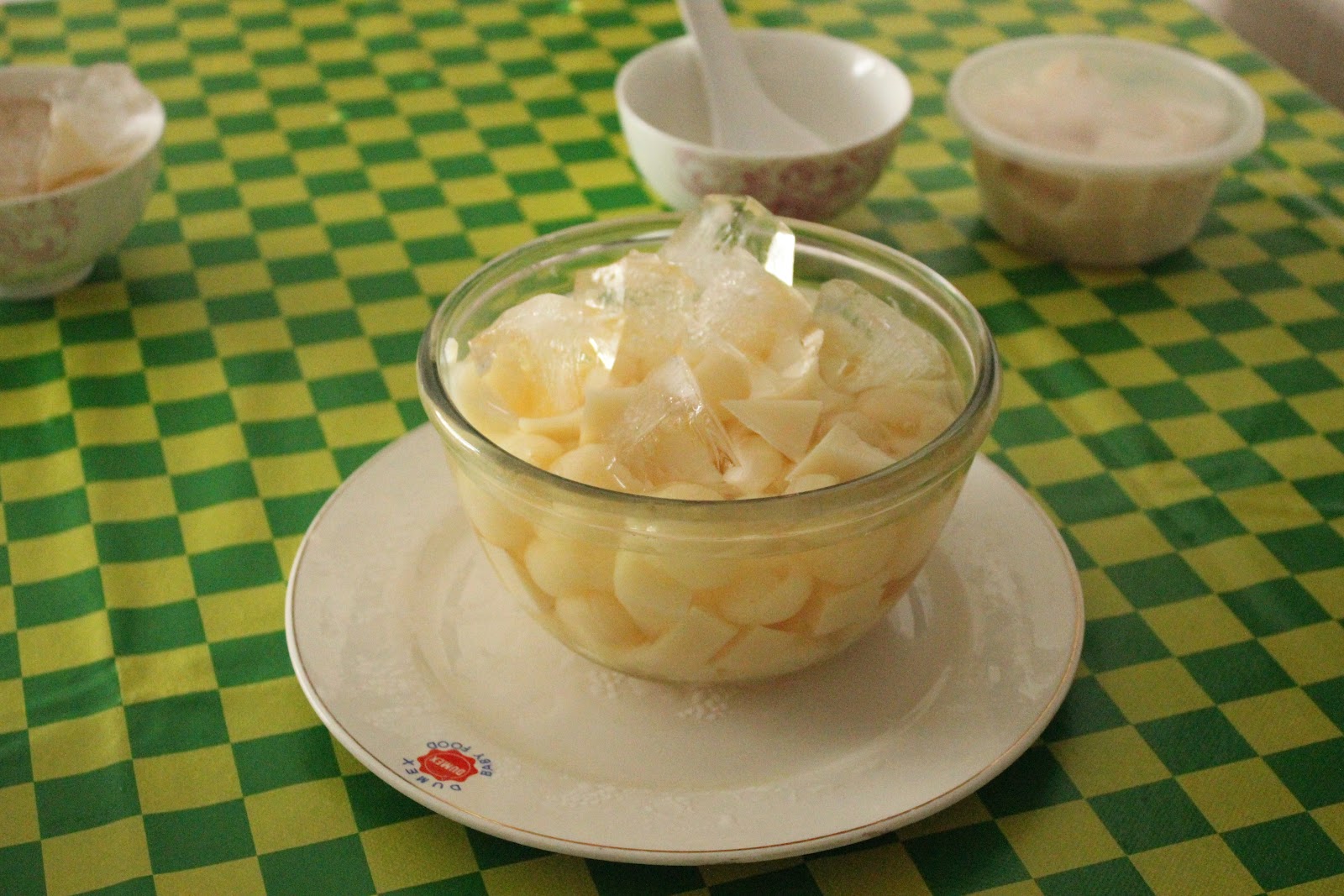 Malaysia Land of Desserts Soya Bean Jelly Longan!!!!