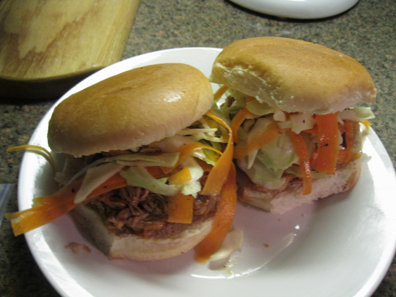 The Coffee Shop PulledPork Sandwiches with Coleslaw