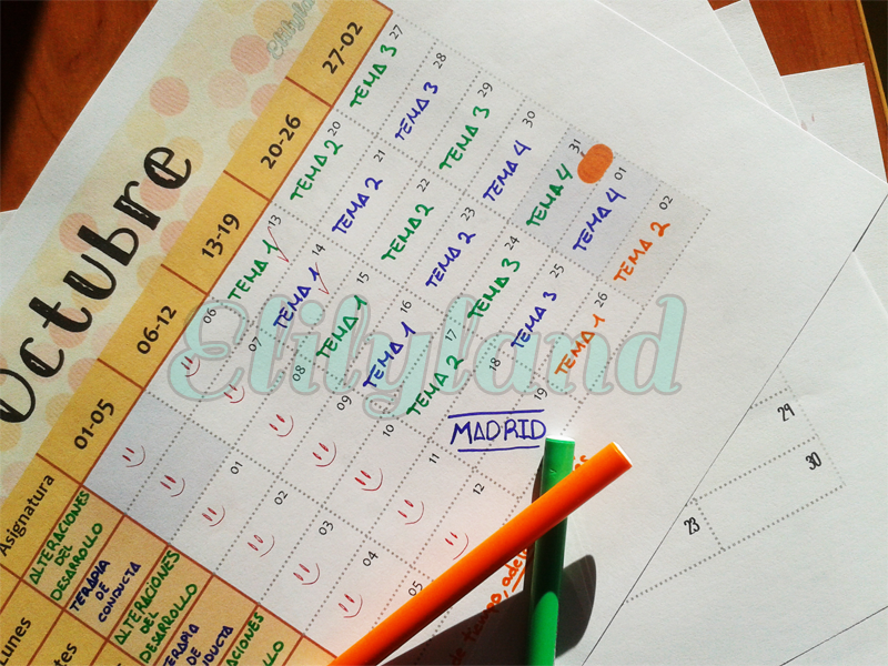 Planificador Organizador Estudiar Mensual Semanal UNED Freebies Descargar Imprimible Planificador Organizador Estudiar Mensual Semanal UNED Freebies Descargar Imprimible