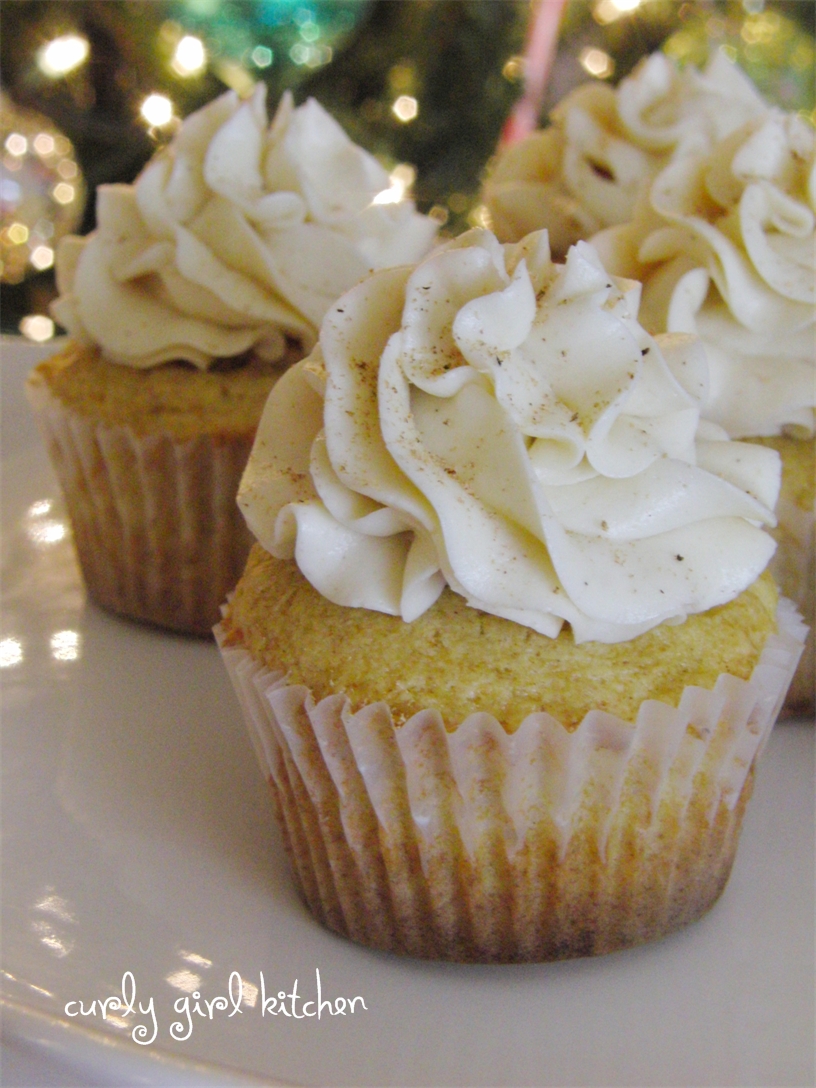 Curly Girl Kitchen Eggnog Cupcakes