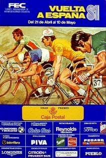 CICLISMO HISTORIA Vuelta a España, carteles 1980/1989.