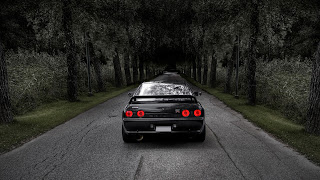 Nissan GT-R R35 Black Wallpaper HD