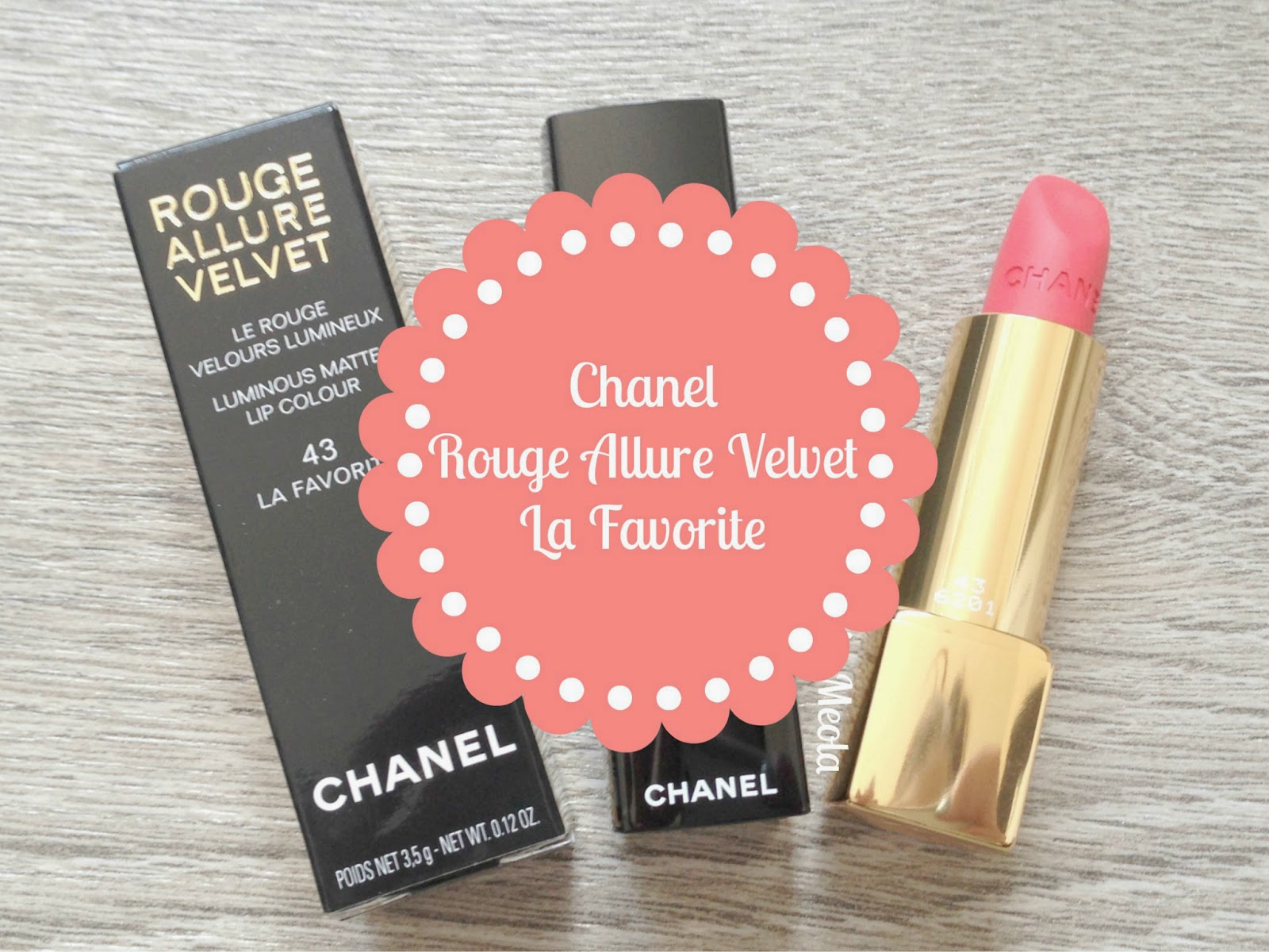Chanel Rouge Allure Velvet Luminous Matte Lipcolor - La Diva No. 44