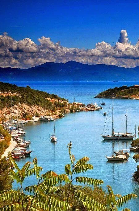 Gaios Harbour, Paxos Island,Greece