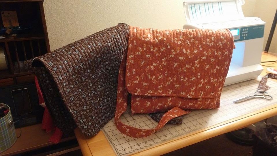 Kit Approved Quilts by Sharon Sterry Gaskin Quilted Messenger Bag Tutorial