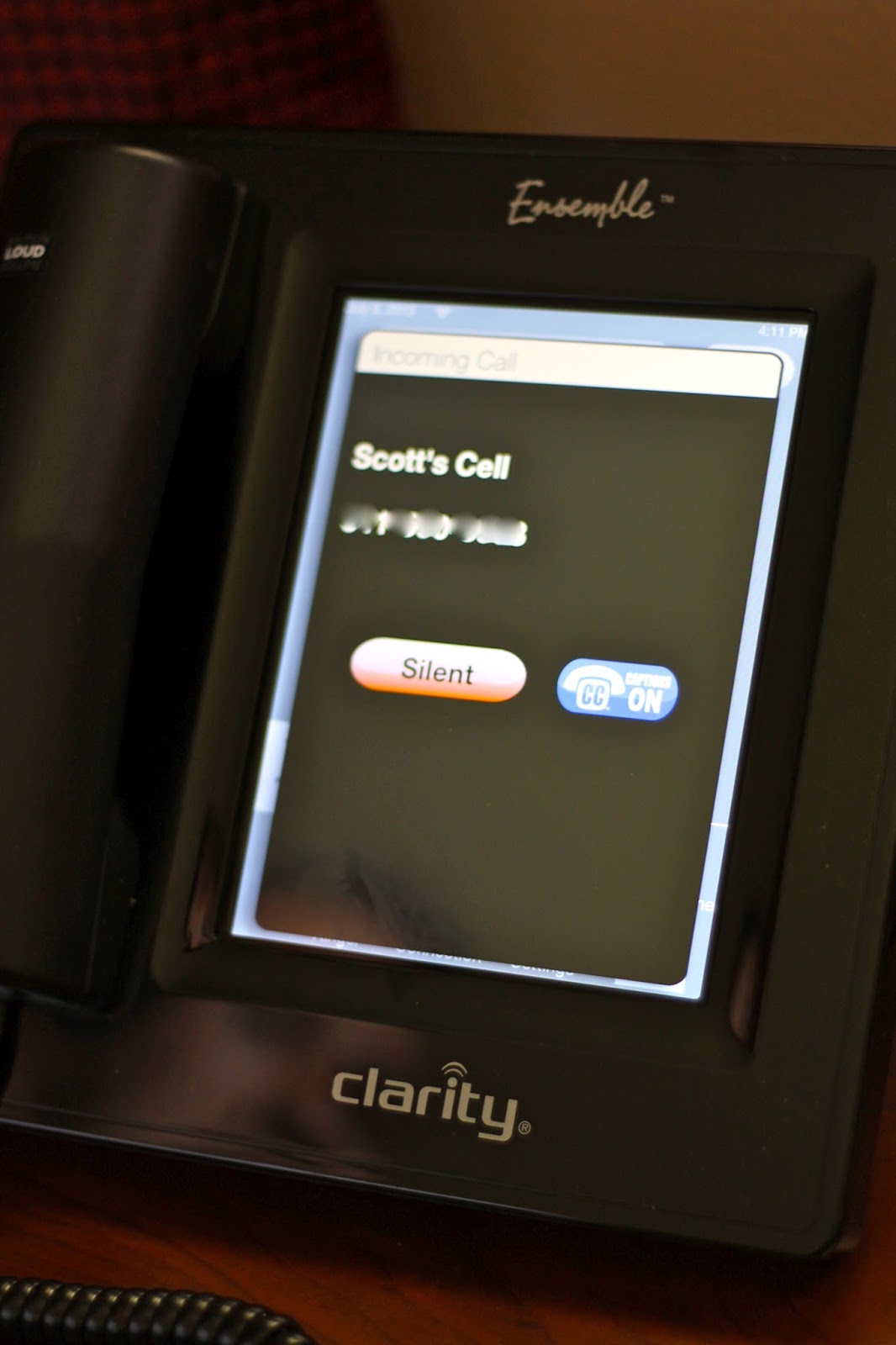 Clarity Ensemble Amplified Captioned Telephone Review