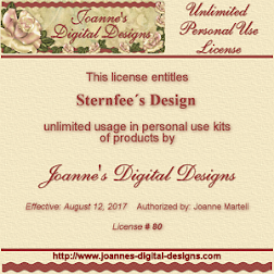 Unlimited Personal Use License Joanne´s Digital Designs