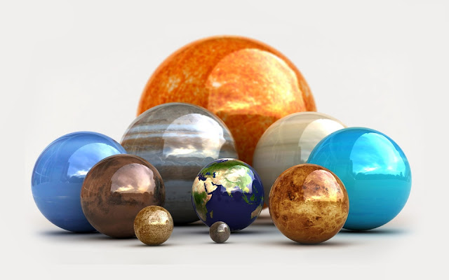 The Solar system spheres