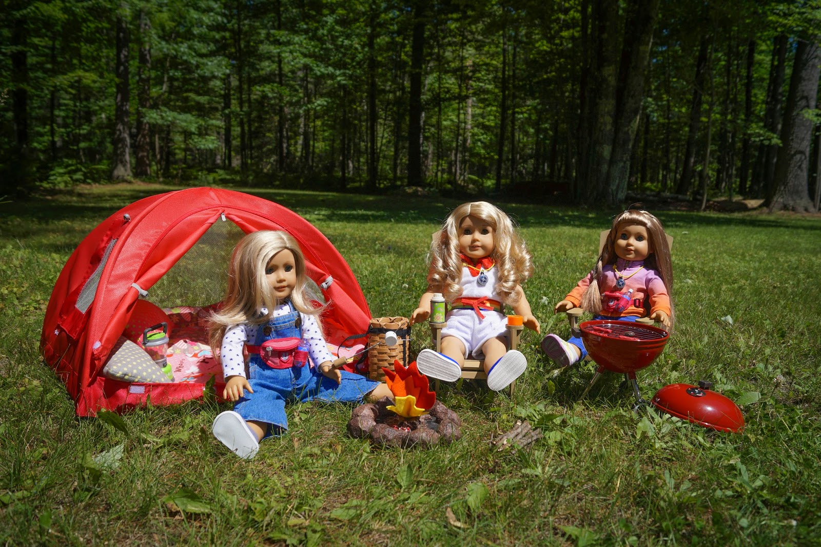 American Girl Doll Play The Camping Trip