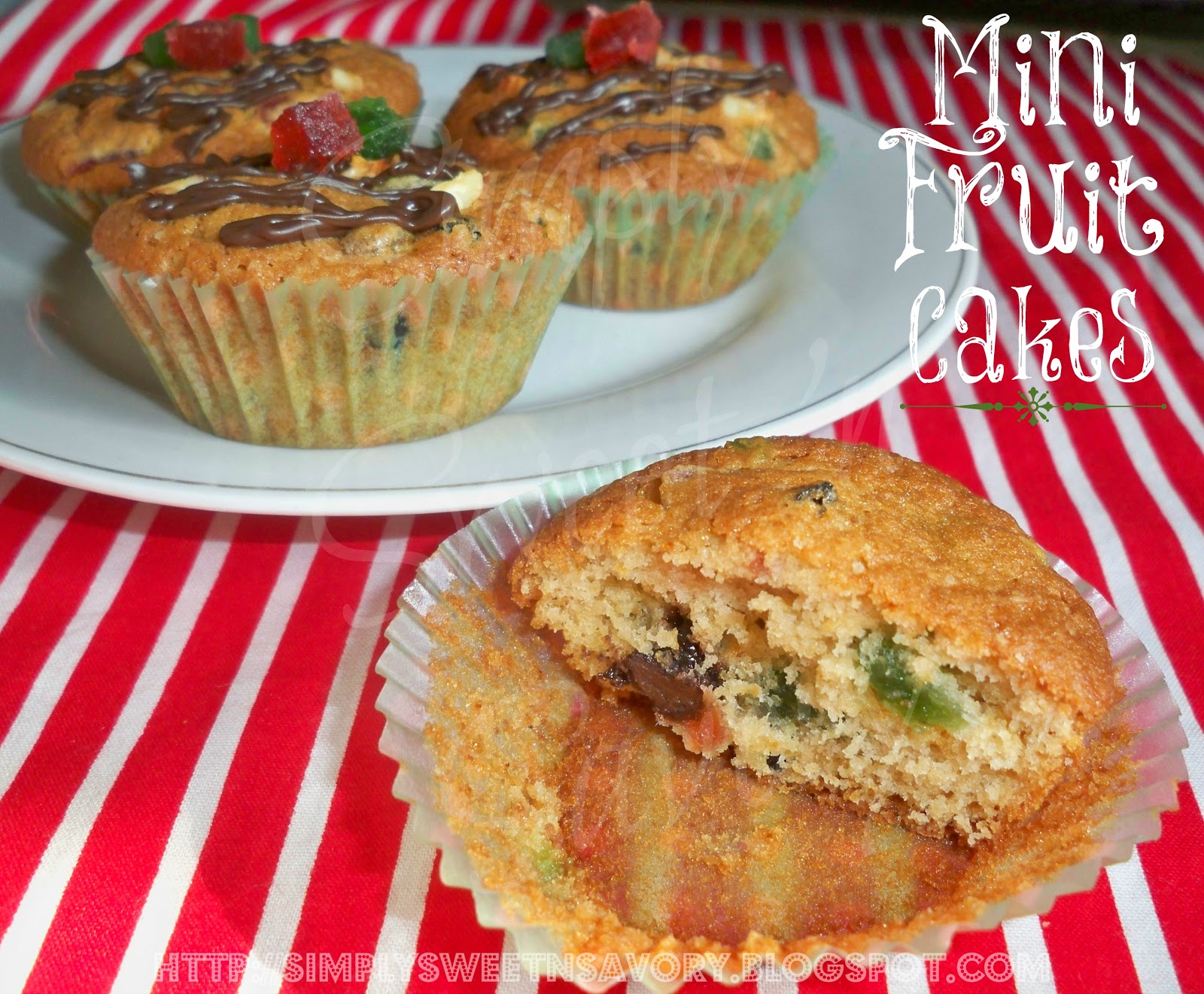 Simply Sweet 'n Savory Mini Fruit Cakes