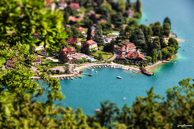 Effet Tilt-Shift, Lac d'Annecy