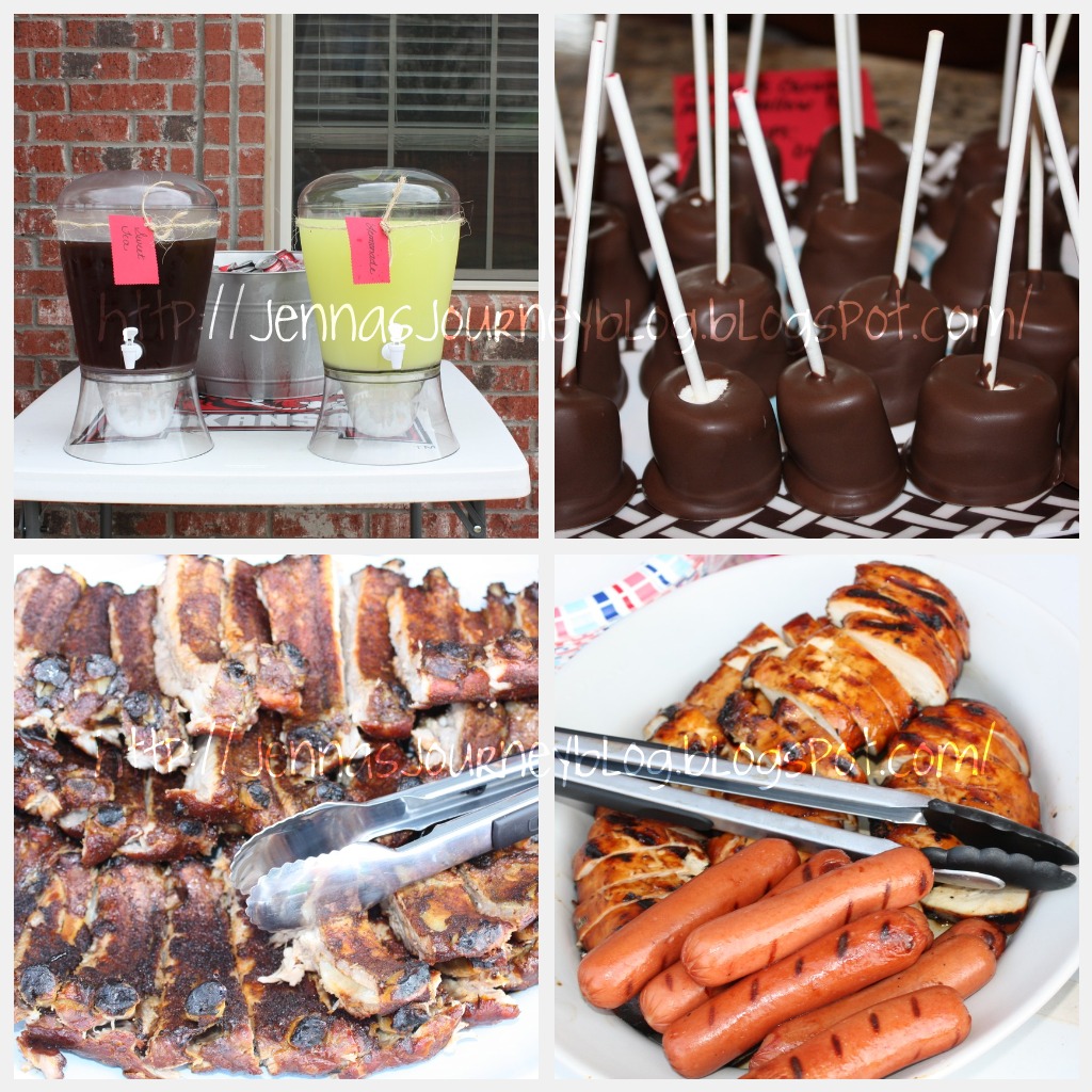 Jenna Blogs Backyard BBQ Party