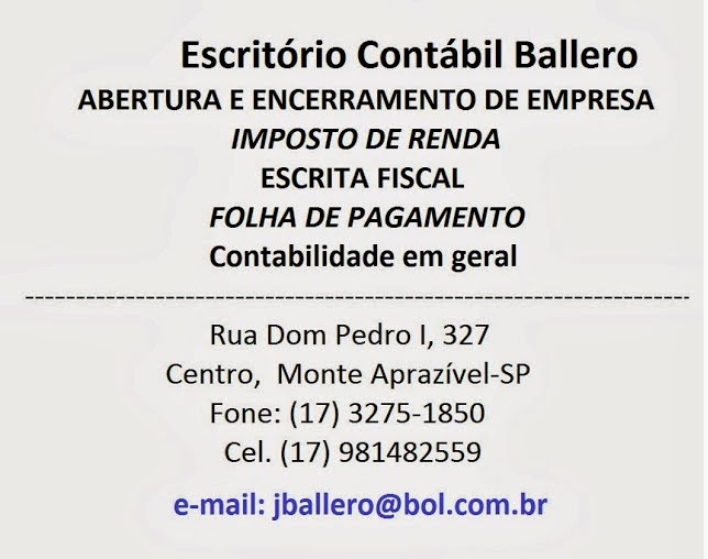 ESCRITÓRIO CONTÁBIL BALLERO