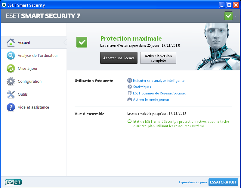 Официальный сайт антивируса ESET NOD32