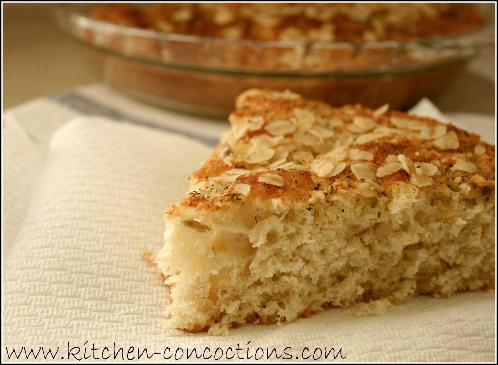 Website Wednesday Herbed Oat Pan Bread Kitchen Concoctions