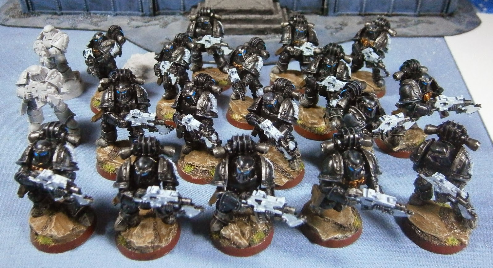 Heresy Era Iron Hands A mess of infantry painted Wargaming Hub