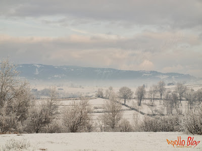 Peisaj de iarna in Satul Filpea